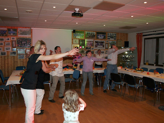 Mit vollem K�rpereinsatz